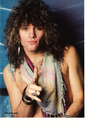 Jon Bon Jovi shirtless rock god rocker