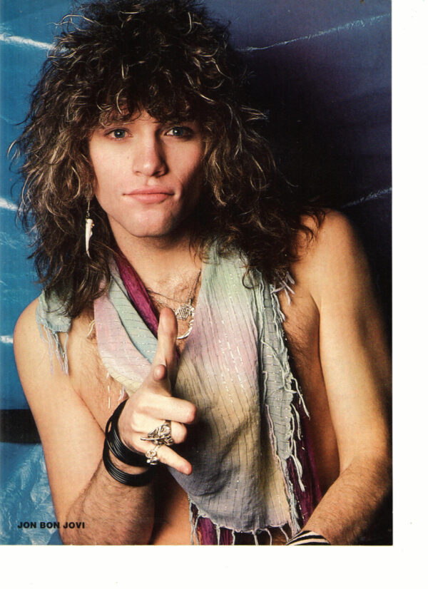 Jon Bon Jovi shirtless rock god rocker