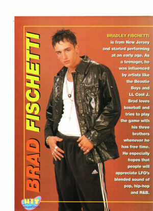 Brad Fischetti LFO teen magazine pinup Hit Sensation