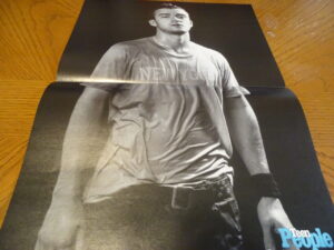 Justin Timberlake Nsync teen magazine poster grey shirt Teen People