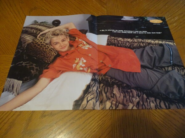 Aaron Carter teen idol laying down poster