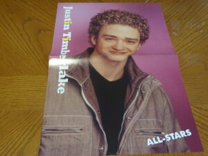 Justin Timberlake All-Stars poster tan shirt