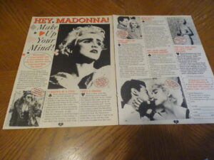 Madonna teen magazine clipping make up her mind Hot magazine