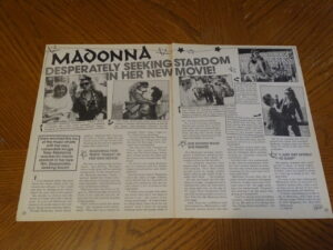 Madonna teen magazine desperately seeking stardom Bop