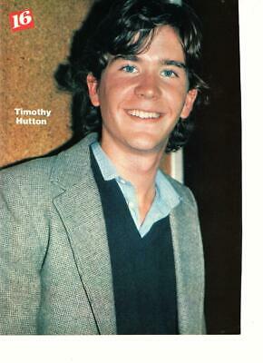 Timothy Hutton teen magazine pinup clipping Leverage Reflections 16 magazine