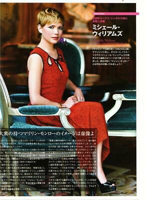 Michelle Williams teen magazine pinup clipping red dress Dawson's Creek Japan