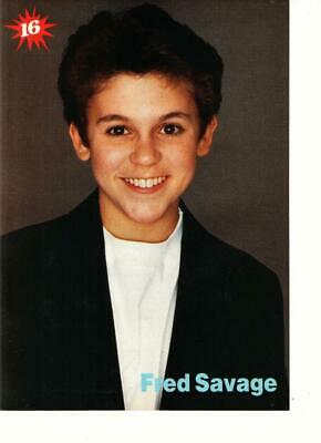 Cornin Nemec Fred Savage teen magazine pinup clipping spiked hair 16 ...