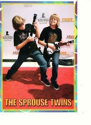 Cole Sprouse Dylan Sprouse Miranda Cosgrove teen magazine poster clipping