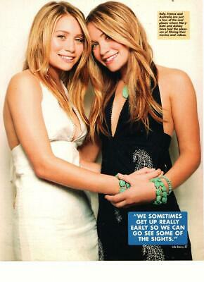 Mary Kate Olsen Ashley Olsen teen magazine pinup clipping dresses Life Story