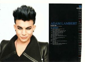 Adam Lambert leather jacket American Idol
