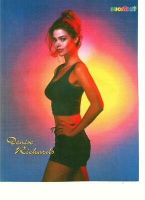 Denise Richards teen magazine pinup clipping SUOSTKKT sexy pose