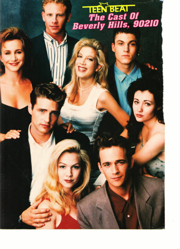 Beverly Hills 90210 cast mates teen pinup