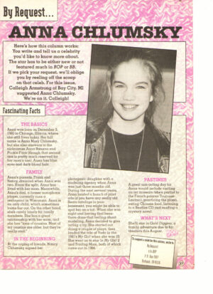 Anna Chlumsky teen magazine clipping by request Bop