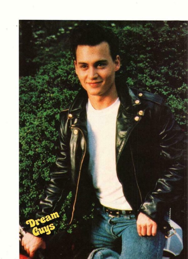 Johnny Depp Paula Abdul teen magazine pinup clipping motorcycle Dream ...