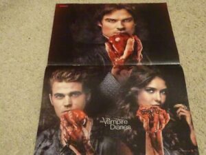 Ian Somerhalder Paul Wesley Nina Dobrev teen magazine poster Vampire Diaries