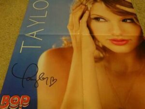 Taylor Swift Big Time Rush teen magazine poster clipping confused look Bop