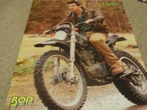 Taylor Lautner motorcycle Twilight teen idol poster