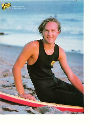 Devon Gummersall teen magazine pinup clipping My So Called Life Beach surfboard