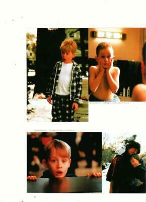 Macaulay Culkin teen magazine pinup clipping Home Alone shirtless Nutcracker