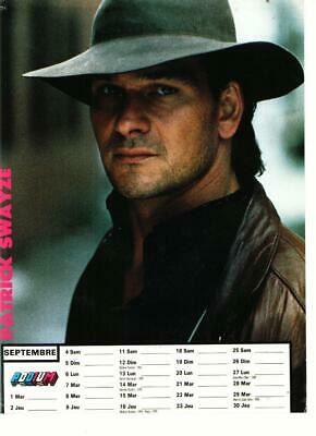 Patrick Swayze teen magazine pinup clipping cowboy calendar