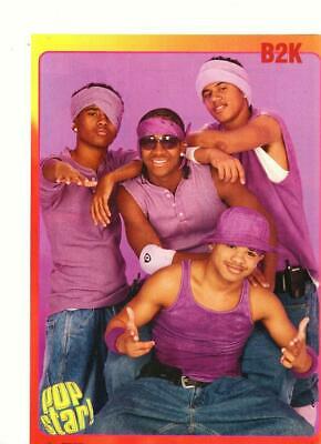 B2K teen magazine pinup clipping purple shirts Pop Star