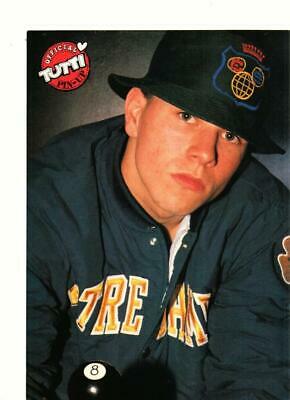 Marky Mark Wahlberg teen magazine pinup clipping Tutti Frutti green jacket
