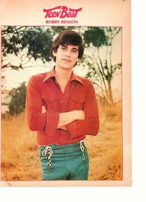 Robby Benson Jodie Foster teen magazine pinup clipping bulge tight jeans