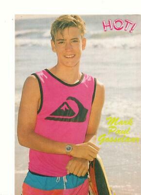 Mark Paul Gosselaar beach sand swimsuit teen idol hearthrob