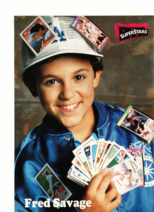 Fred Savage baseball cards