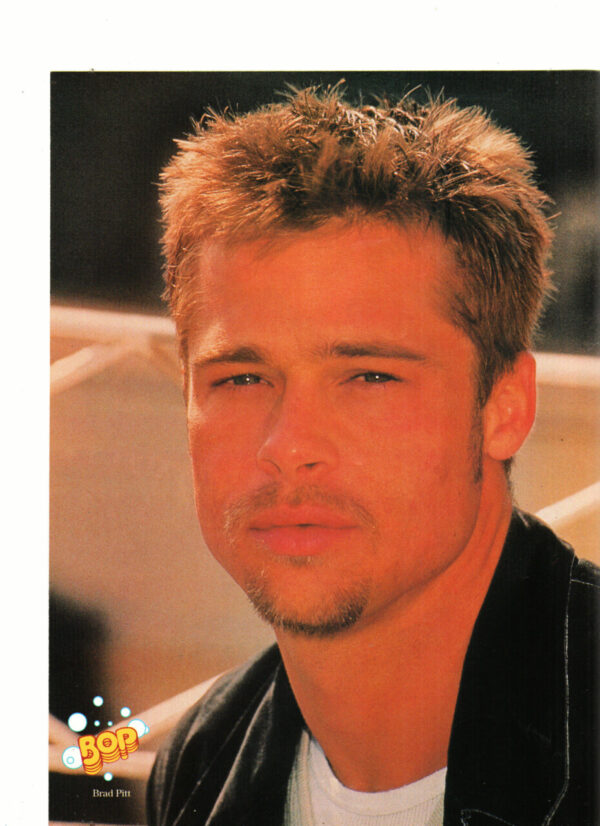 Brad Pitt teen idol hearthrob 90's hunk