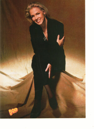 Jennie Garth Scott Weinger teen magazine pinup black outfit Beverly Hills 90210