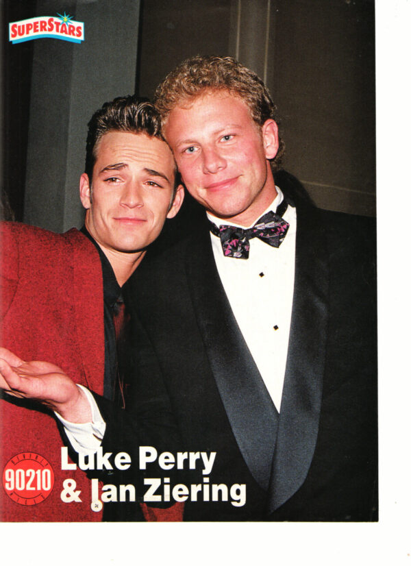 Jennie Garth Luke Perry Ian Ziering teen magazine pinup kiss me Superstars