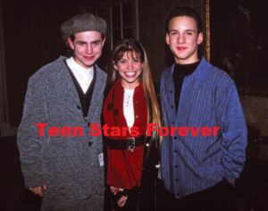 Rider Strong Danielle Fishel Ben Savage 4x6 or 8x10 photo Boy Meets World Lady in Red