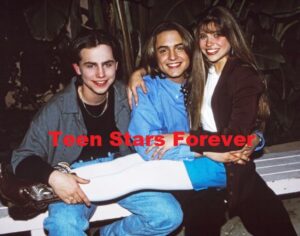 Rider Strong Will Friedle Danielle Fishel 4x6 or 8x10 photo Boy Meets World sitting his laps