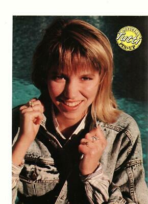 Debbie Gibson jean jacket Tutti Ftutti teen magazine pinup 80's pop star