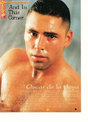 Oscar De La Hoya teen magazine pinup clipping shirtless Pop Star