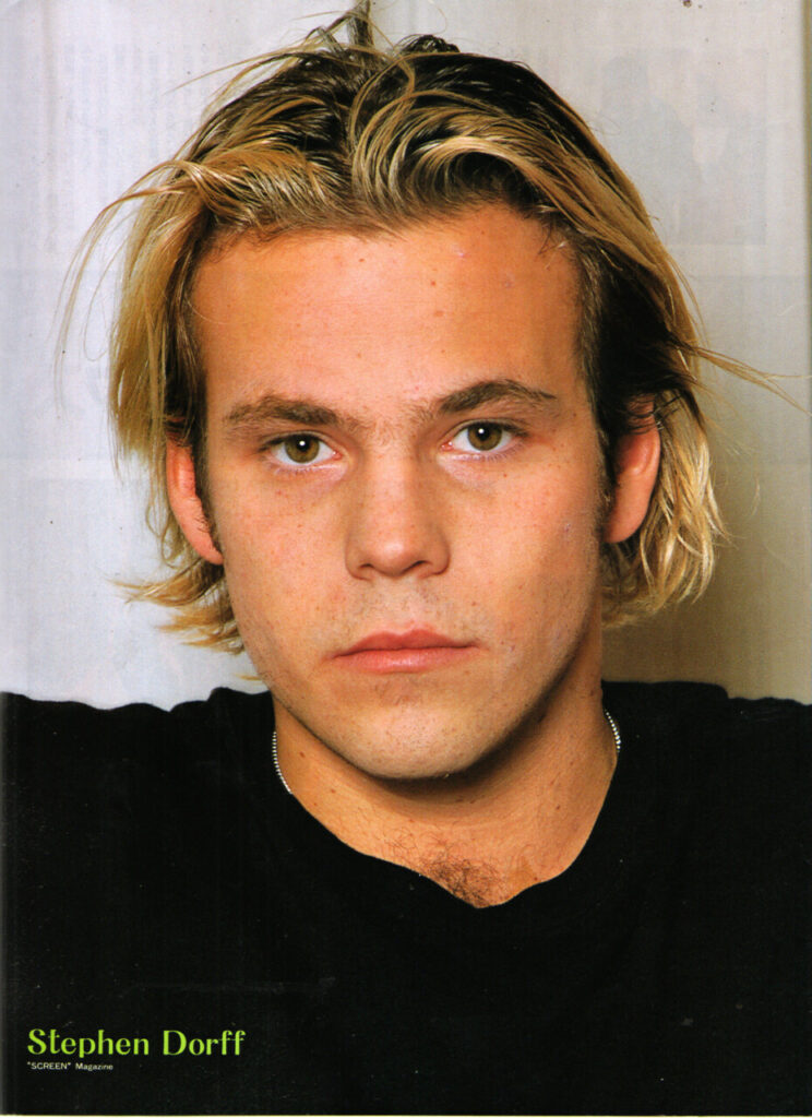 Stephen Dorff teen magazine pinup black shirt Japan – Teen Stars ...