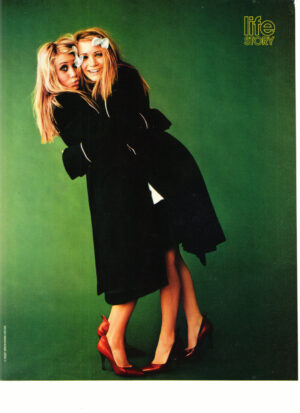 Mary Kate Olsen Ashley Olsen teen magazine pinup holding hands Full ...
