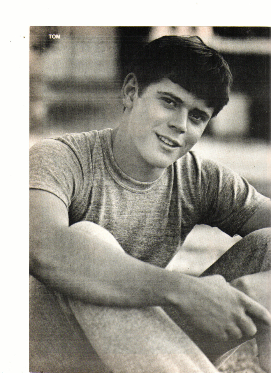 C Thomas Howell teen magazine pinup clipping Outsiders double sided Tiger Beat