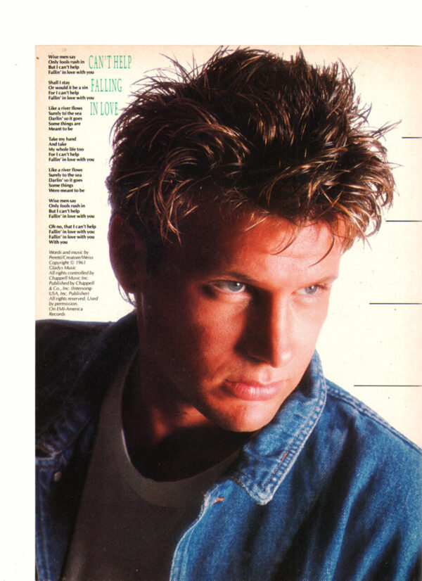 Madonna Corey Hart teen magazine pinup clipping Teen Set in a car 1980's