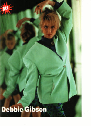 Debbie Gibson Neil Patrick Harris teen magazine pinup sexy pose 16 magazine