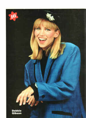 Debbie Gibson laughig pinup