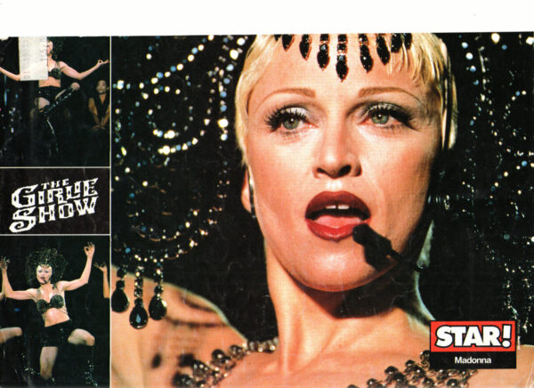 Madonna teen magazine pinup the girlie show black bar Star magazine