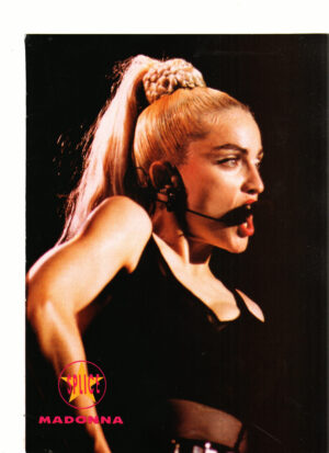 Madonna teen magazine pinup on stage Splice magazine