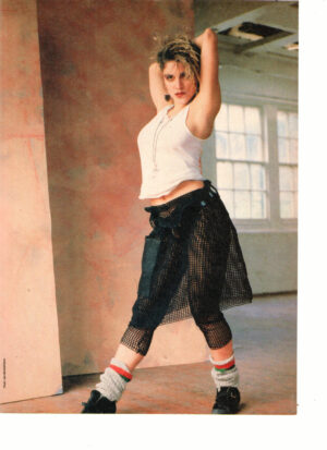 Madonna teen magazine pinup working out