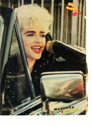 Madonna car leather jacket