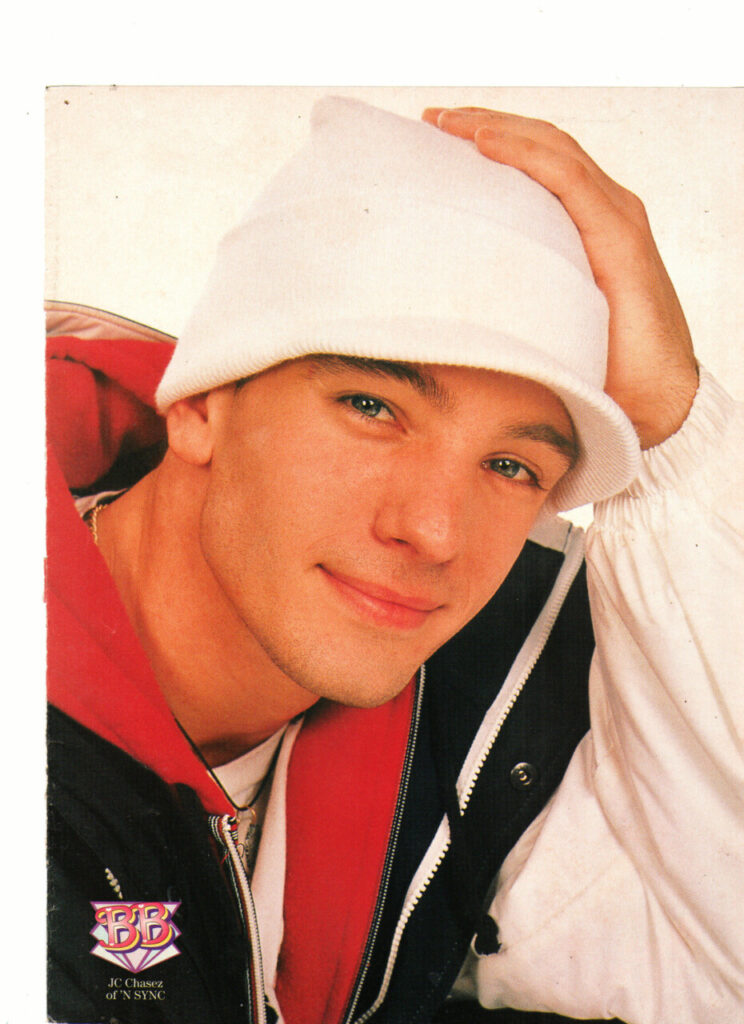 JC Chasez Nsync Katie Holmes teen magazine pinup white hat BB – Teen ...