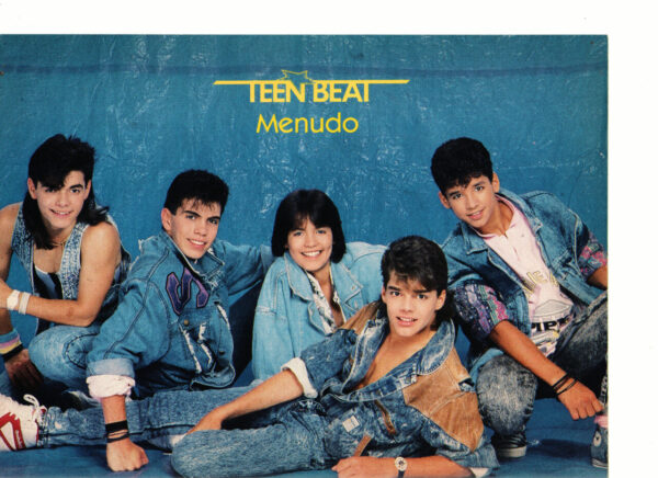 Menudo floor jeans boyband 80's teen idols