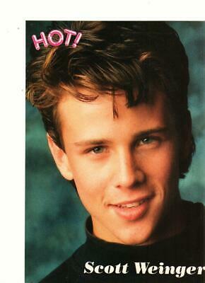 Scott Weinger teen magazine pinup clipping Full House teen idol Hot 90's