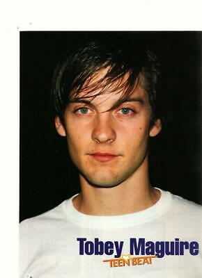 Tobey Maguire teen magazine pinup clipping Teen Beat Spiderman 90ss Teen Idol